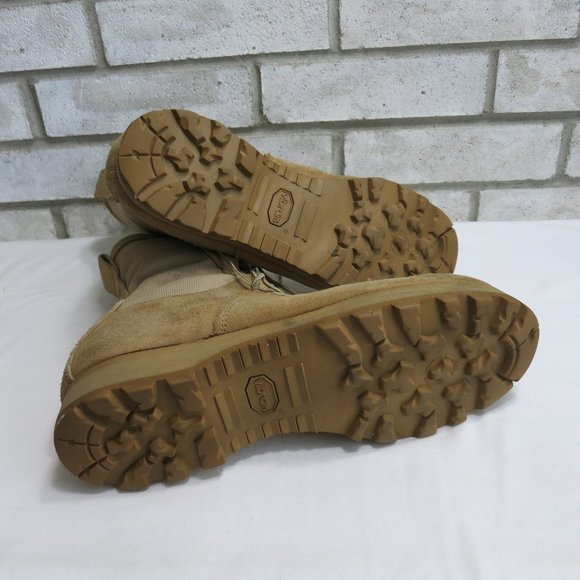 Belleville Suede Leather Canvas Combat Military Tactical Footwear Boots 11 R - Picture 3 of 7